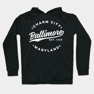 Vintage Baltimore Charm City Maryland USA Hoodie